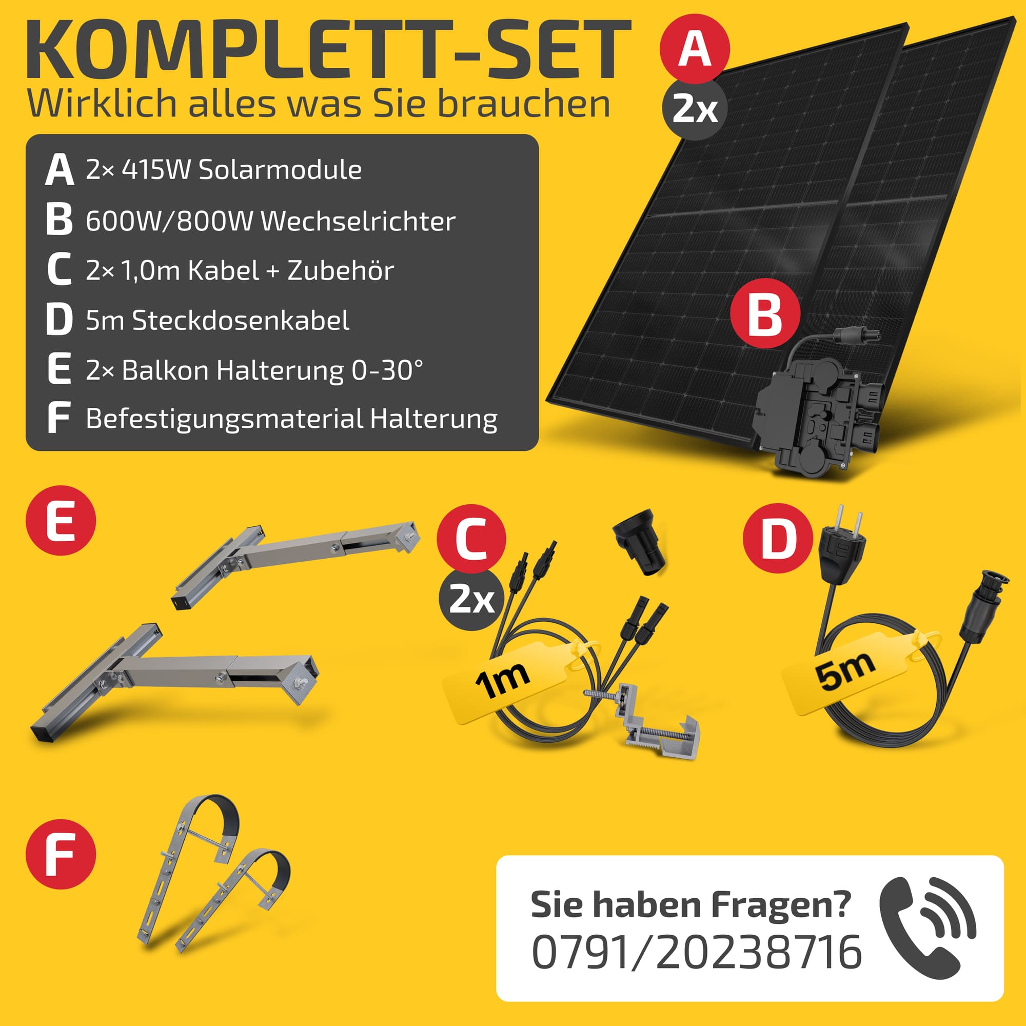 830w 830W Balkonkraftwerk 600W/800W – Solakon