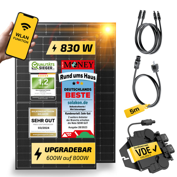 Central eléctrica de balcón Solakon onLite