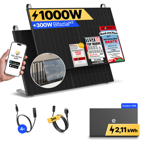 onBasic: 1000 Watt Balkonkraftwerk