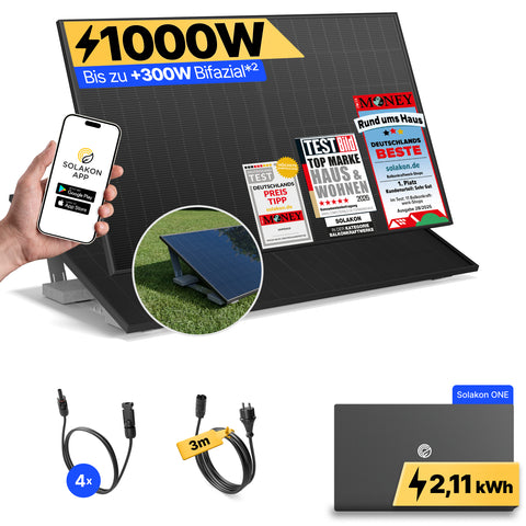 onBasic: 1000 Watt Balkonkraftwerk