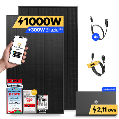 onBasic: 1000 Watt Balkonkraftwerk