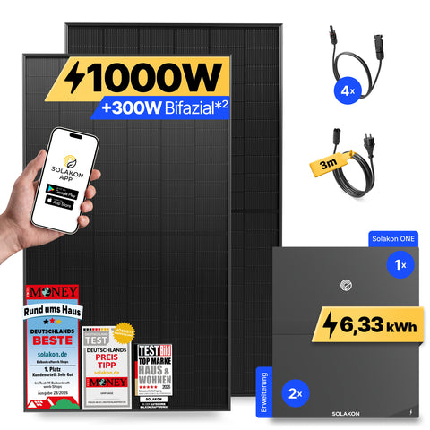 onBasic: 1000 Watt Balkonkraftwerk
