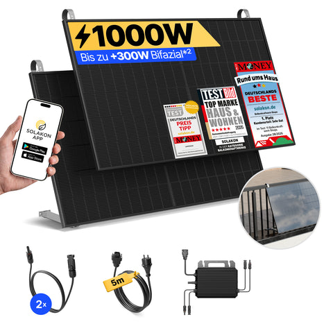 onBasic: 1000 Watt Balkonkraftwerk