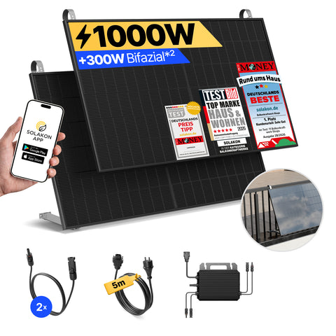 onBasic: 1000 Watt Balkonkraftwerk