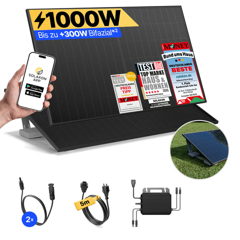 onBasic: 1000 Watt Balkonkraftwerk