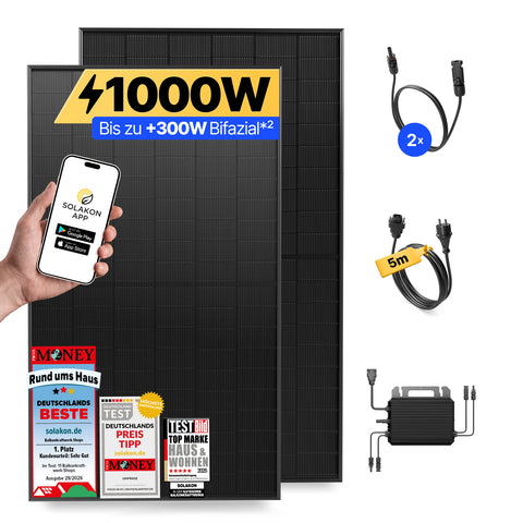 onBasic: 1000 Watt Balkonkraftwerk