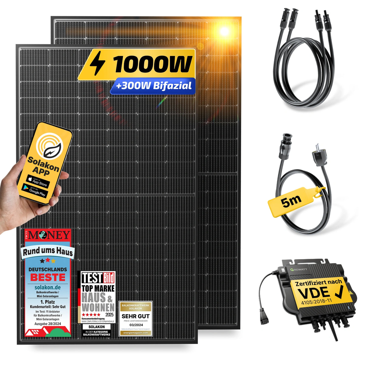 onBasic: 1000 Watt Balkonkraftwerk