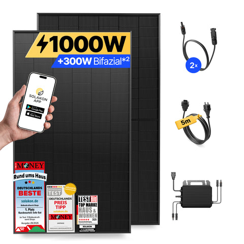 onBasic: 1000 Watt Balkonkraftwerk