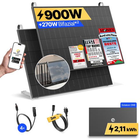 onLite: 900 Watt Balkonkraftwerk