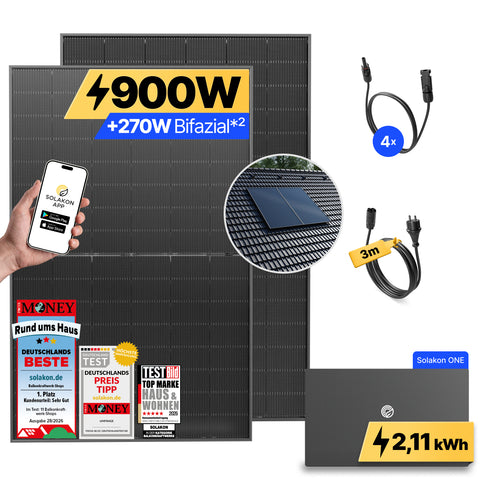 onLite: 900 Watt Balkonkraftwerk