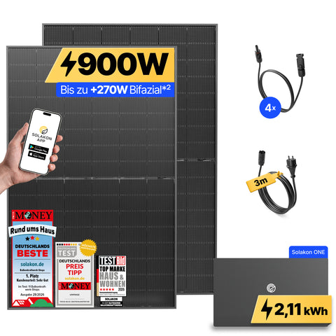 onLite: 900 Watt Balkonkraftwerk
