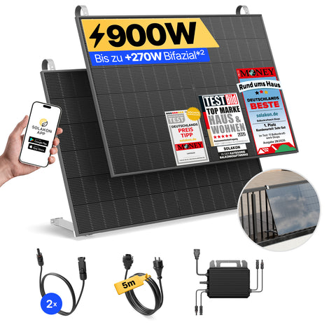 onLite: 900 Watt Balkonkraftwerk