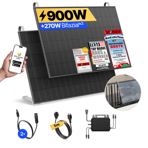 onLite: 900 Watt Balkonkraftwerk
