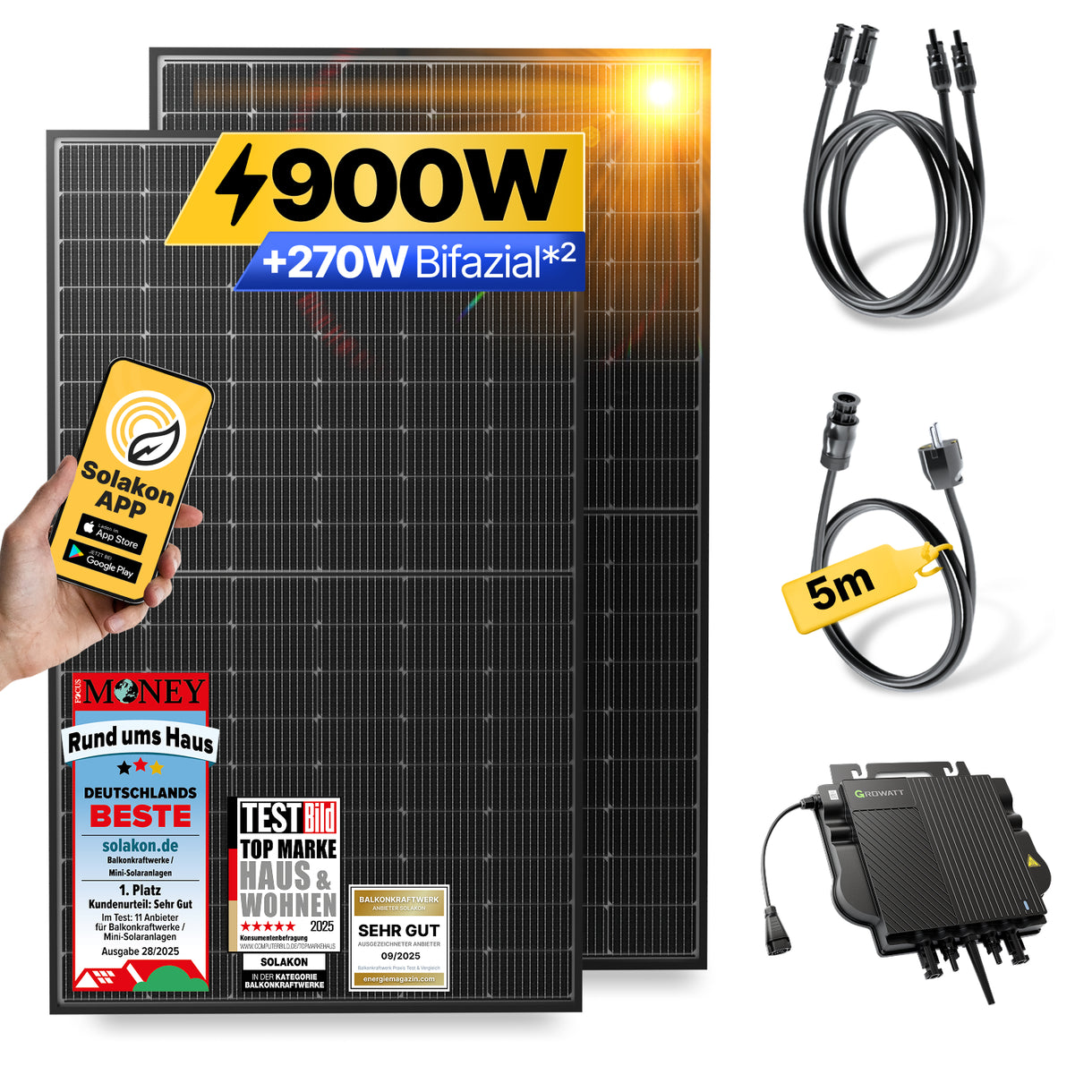 onLite: 900 Watt Balkonkraftwerk