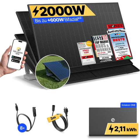 onPower: 2000 Watt Balkonkraftwerk