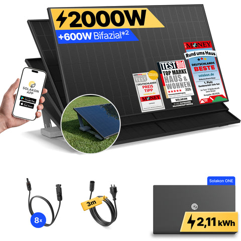 onPower: 2000 Watt Balkonkraftwerk