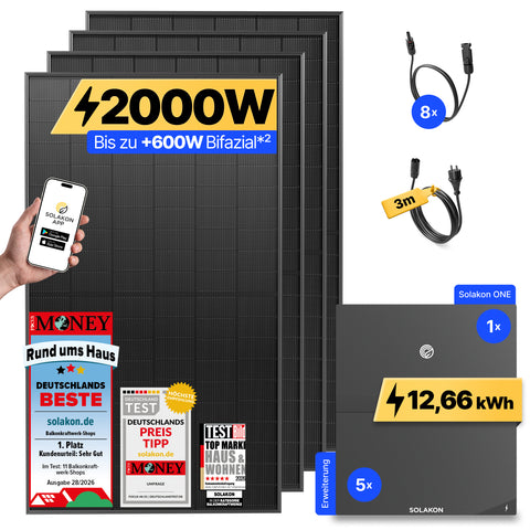 onPower: 2000 Watt Balkonkraftwerk
