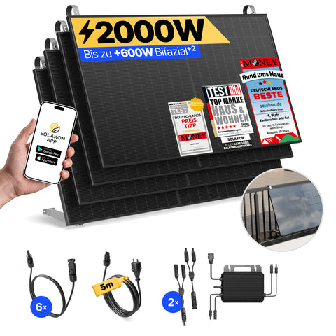 onPower: 2000 Watt Balkonkraftwerk