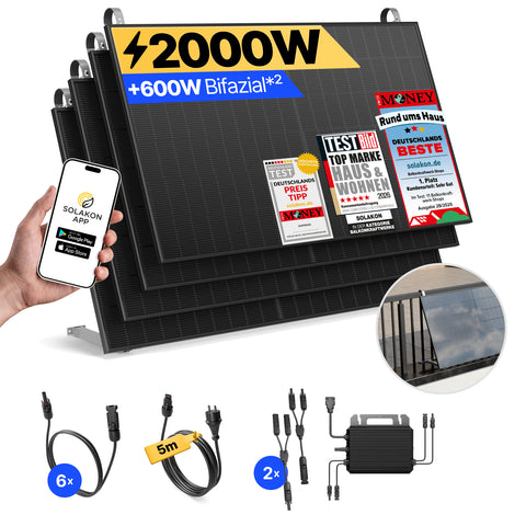 onPower: 2000 Watt Balkonkraftwerk