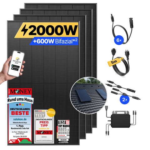 onPower: 2000 Watt Balkonkraftwerk