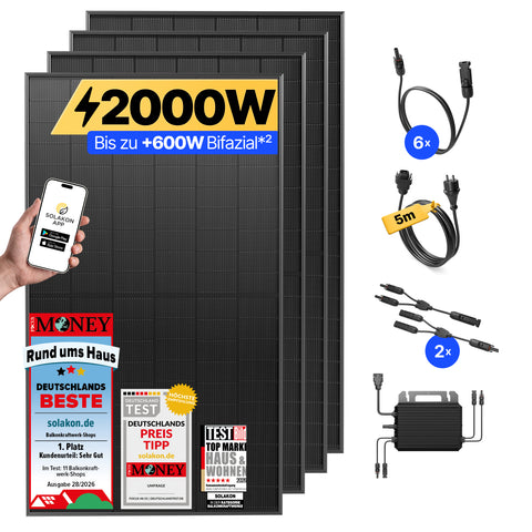onPower: 2000 Watt Balkonkraftwerk