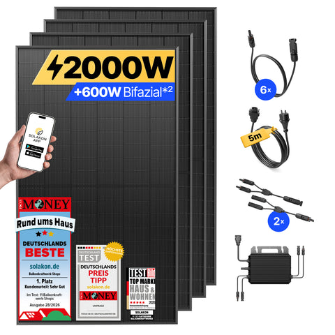 onPower: 2000 Watt Balkonkraftwerk