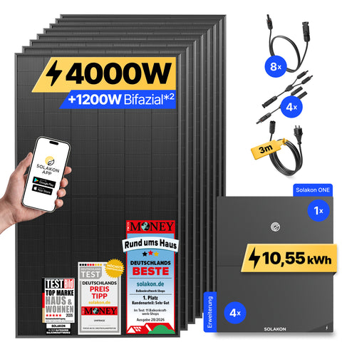 onPower Plus: 4000 Watt Solaranlage